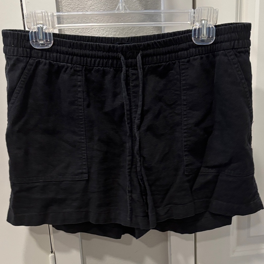 GUC J. Crew Linen Blend Black Shorts